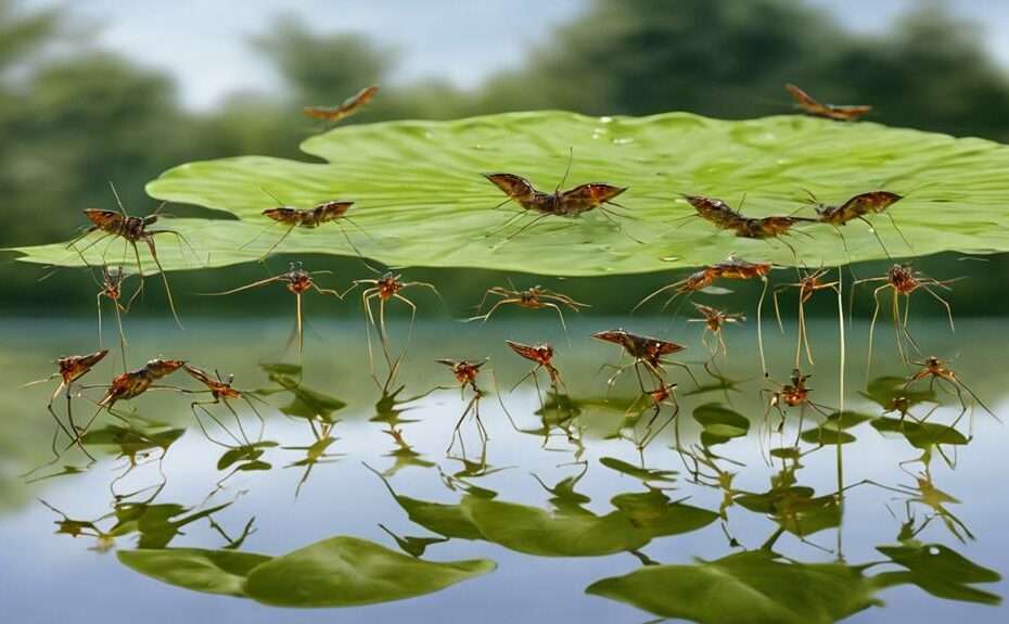 raising pet water striders