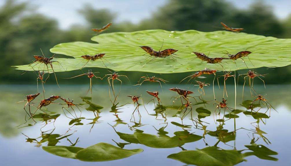 raising pet water striders