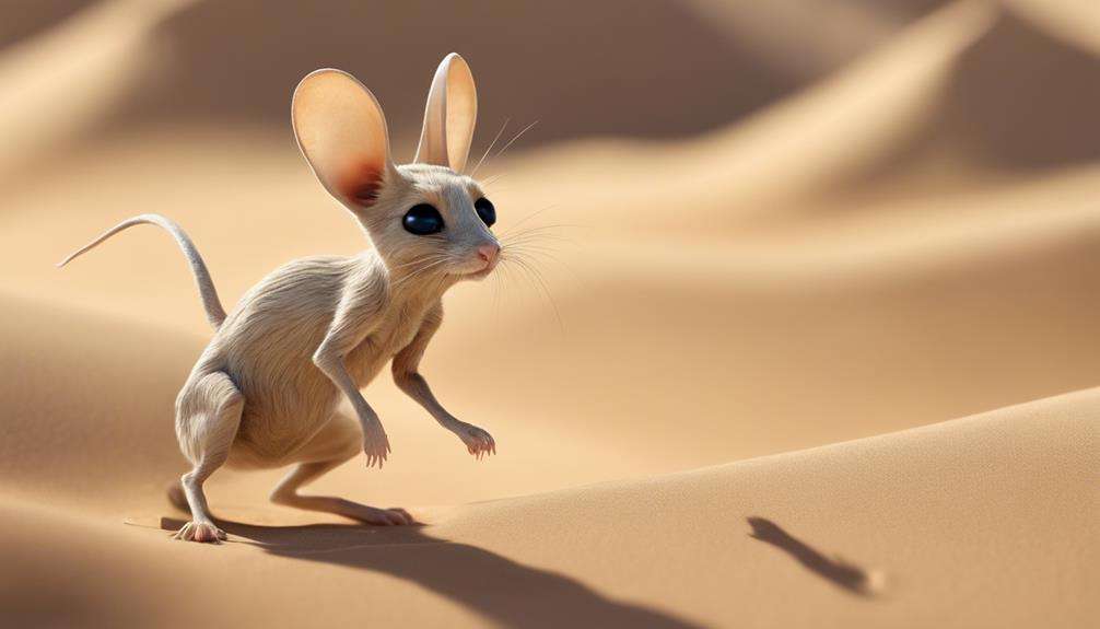 small hopping desert rodents