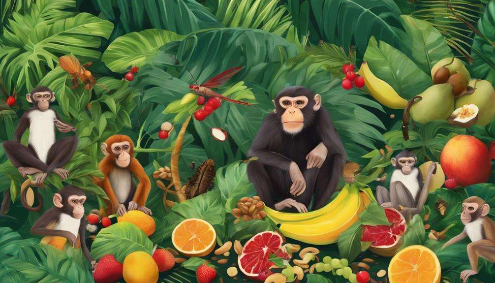 specialized diets for primates