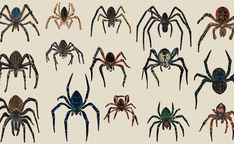 spider species with unique patterns