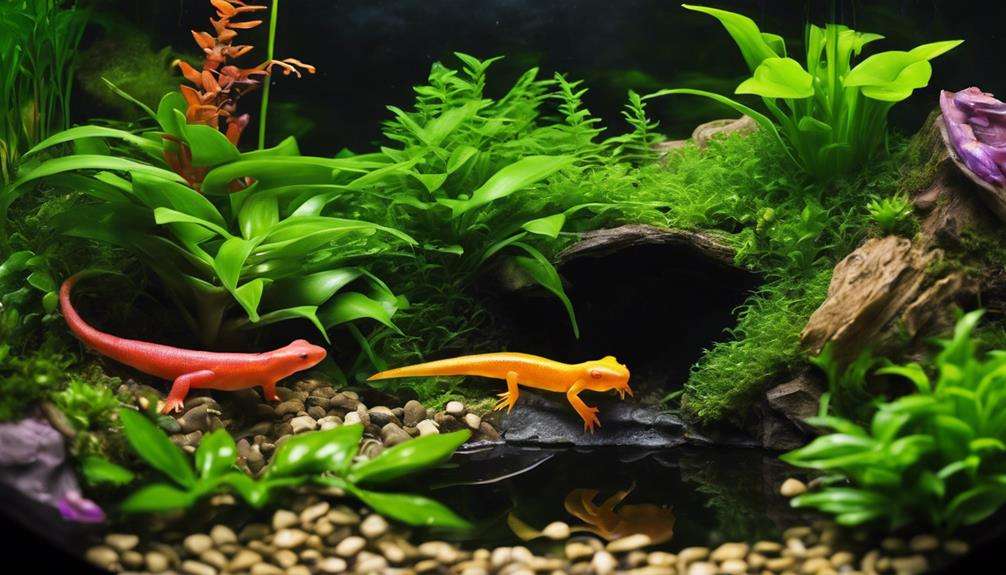 tiny newts for terrariums