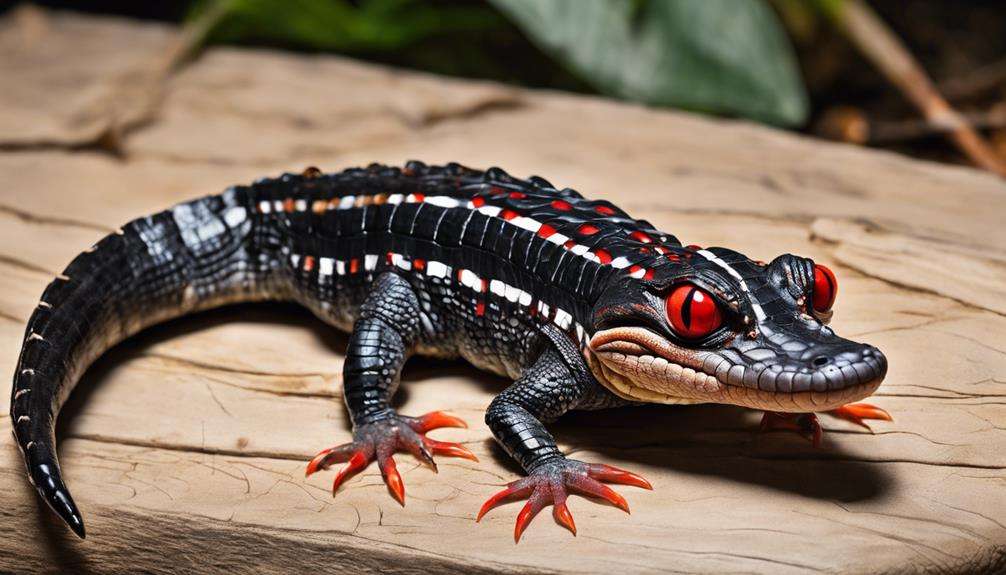 unique lizard with scales